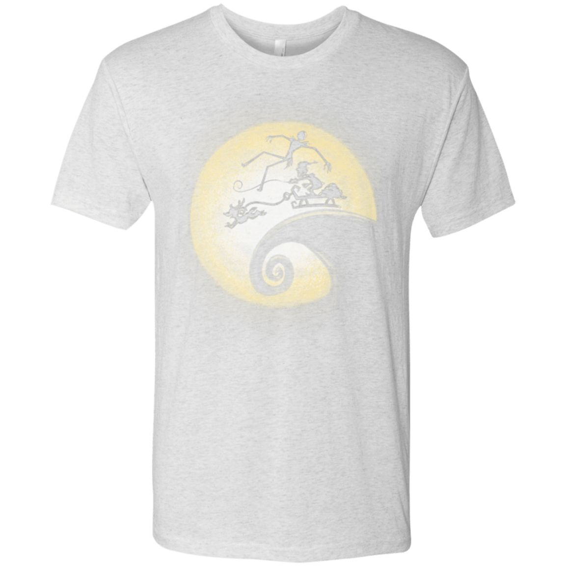 T-Shirts Heather White / Small The Nightmare Before Grinchmas Men's Triblend T-Shirt