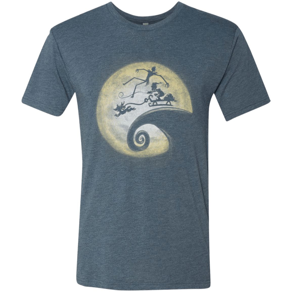 T-Shirts Indigo / Small The Nightmare Before Grinchmas Men's Triblend T-Shirt
