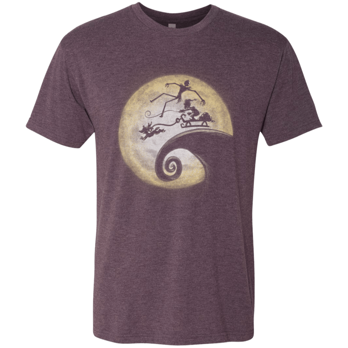 T-Shirts Vintage Purple / Small The Nightmare Before Grinchmas Men's Triblend T-Shirt
