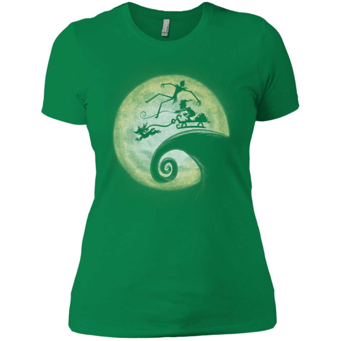 T-Shirts Kelly Green / X-Small The Nightmare Before Grinchmas Women's Premium T-Shirt