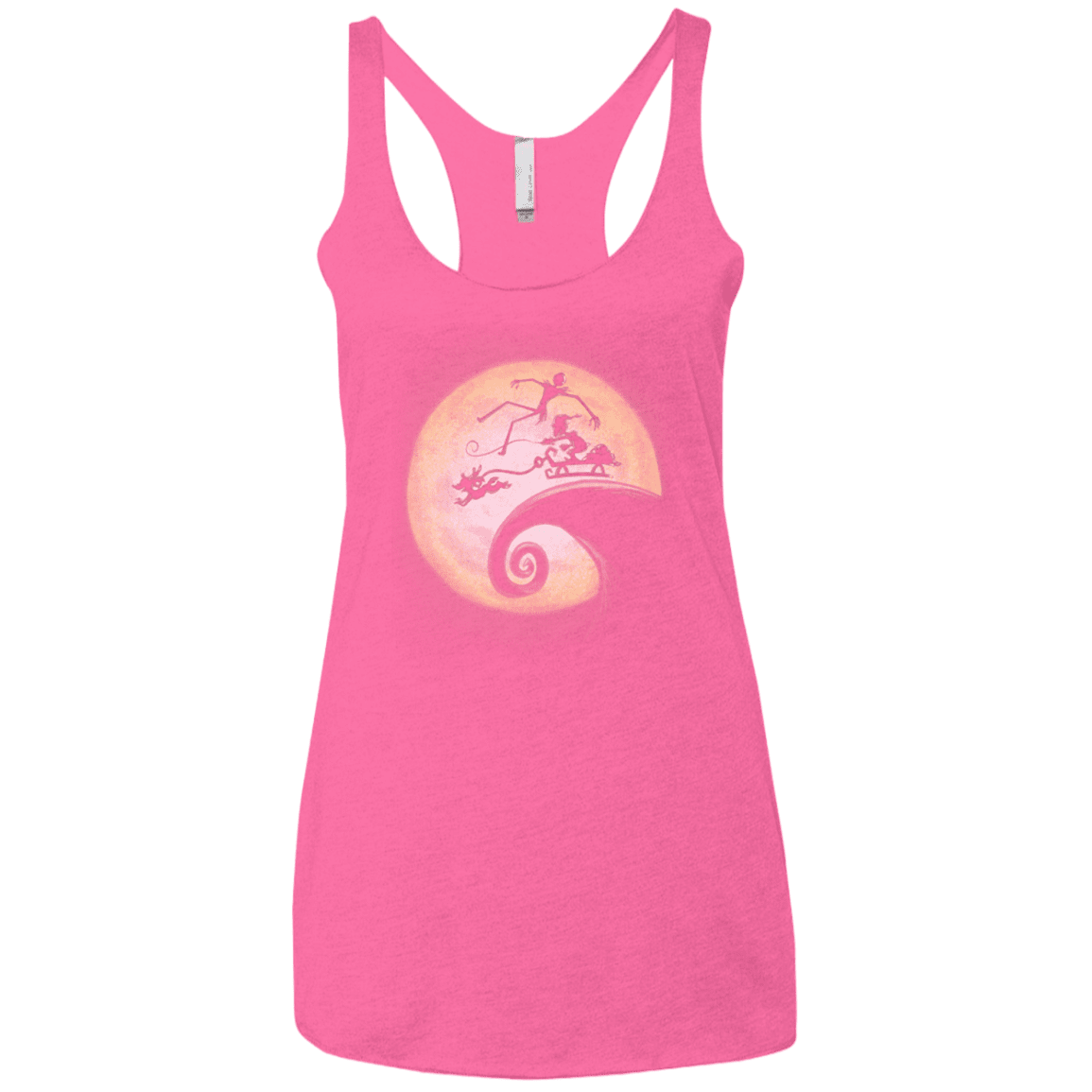 T-Shirts Vintage Pink / X-Small The Nightmare Before Grinchmas Women's Triblend Racerback Tank