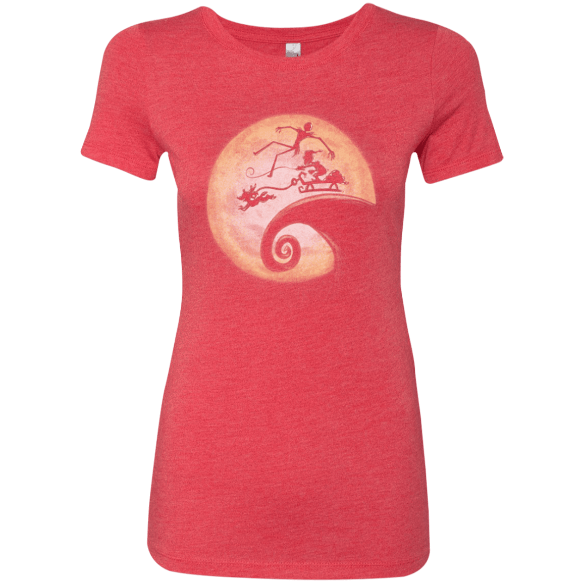 T-Shirts Vintage Red / Small The Nightmare Before Grinchmas Women's Triblend T-Shirt