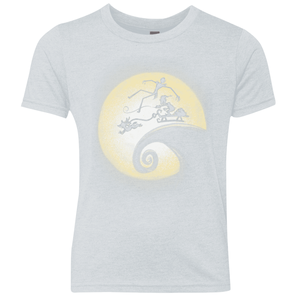 T-Shirts Heather White / YXS The Nightmare Before Grinchmas Youth Triblend T-Shirt
