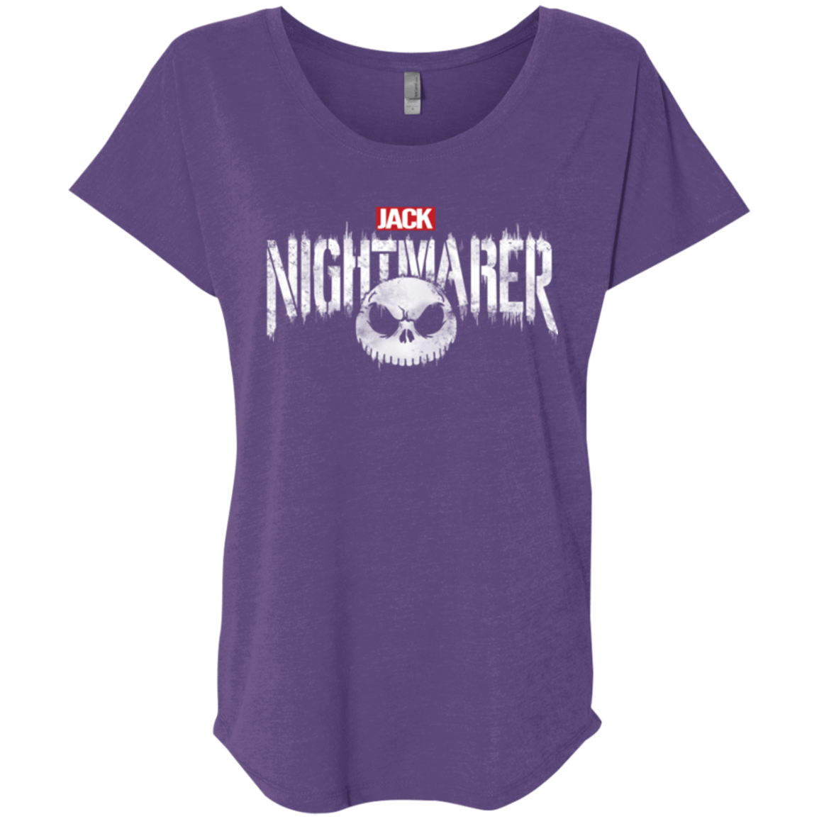 T-Shirts Purple Rush / X-Small The Nightmarer Triblend Dolman Sleeve