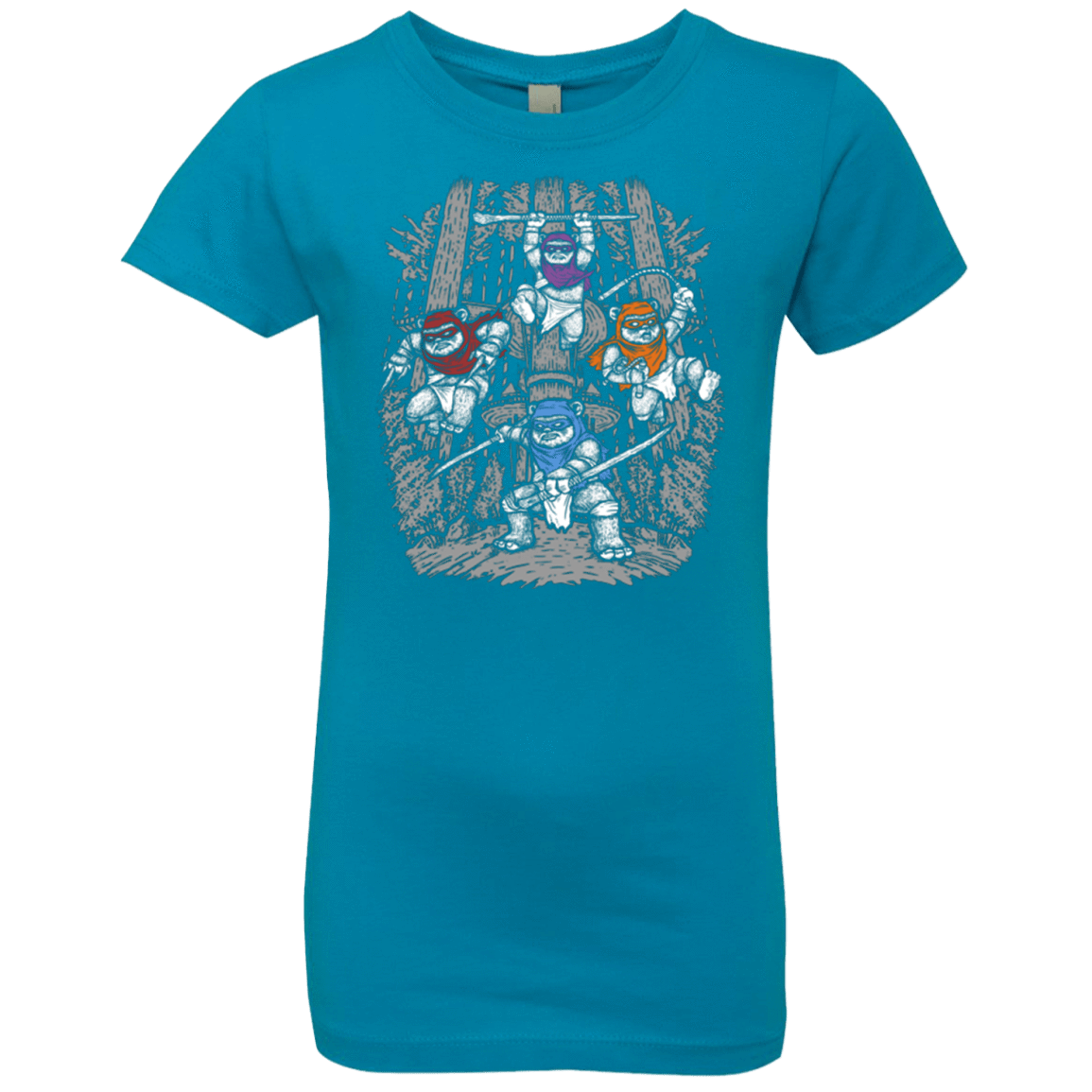 T-Shirts Turquoise / YXS The Ninja Savages Girls Premium T-Shirt