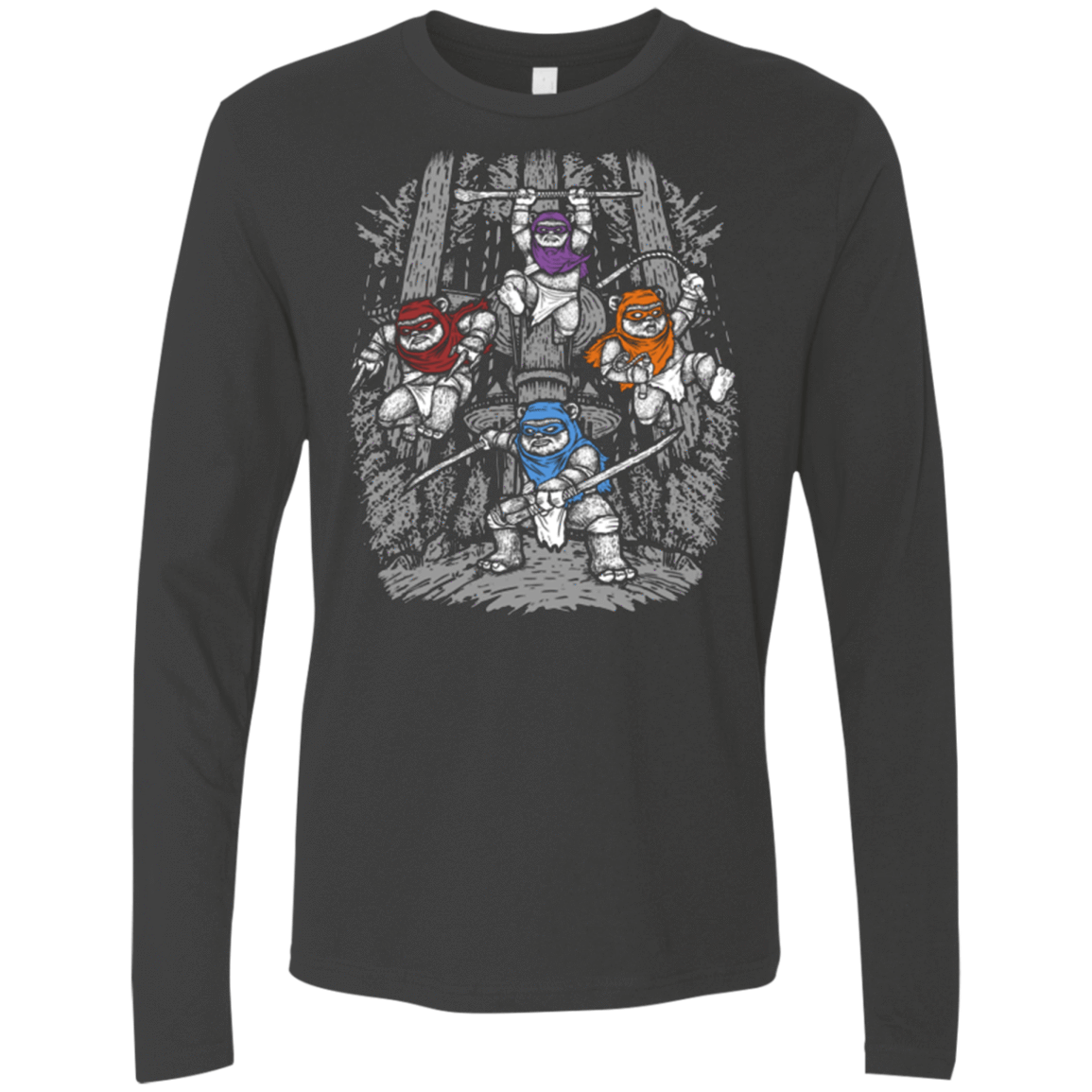 T-Shirts Heavy Metal / Small The Ninja Savages Men's Premium Long Sleeve