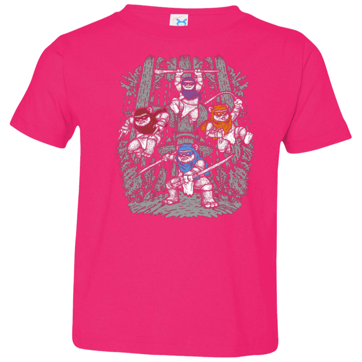 T-Shirts Hot Pink / 2T The Ninja Savages Toddler Premium T-Shirt