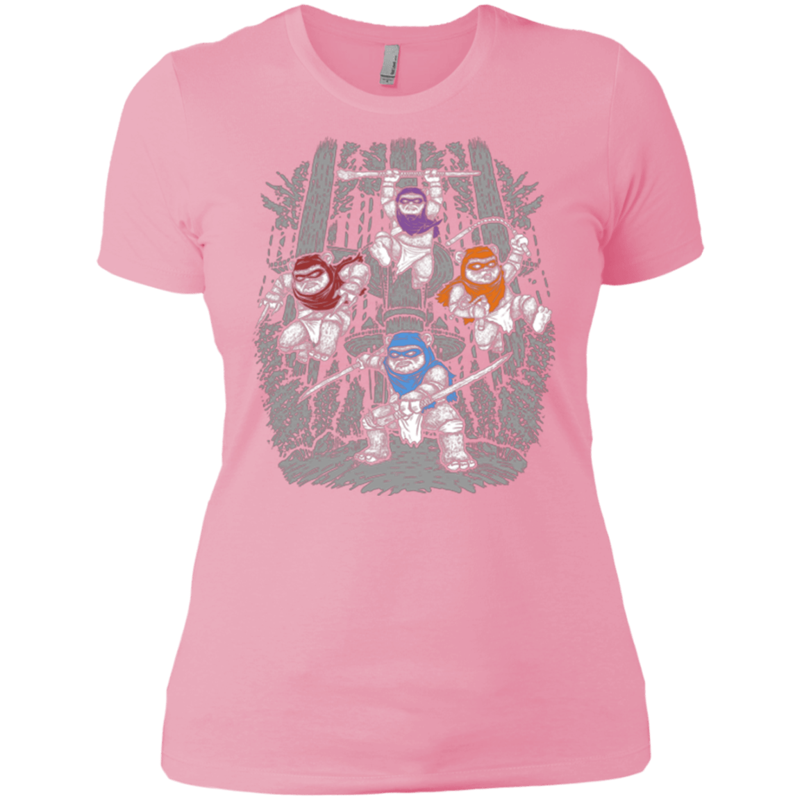 T-Shirts Light Pink / X-Small The Ninja Savages Women's Premium T-Shirt