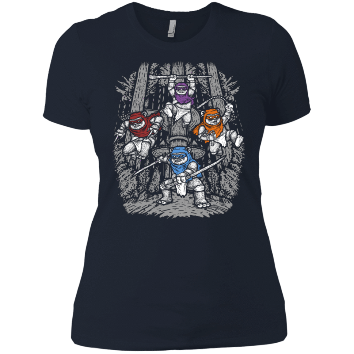 T-Shirts Midnight Navy / X-Small The Ninja Savages Women's Premium T-Shirt