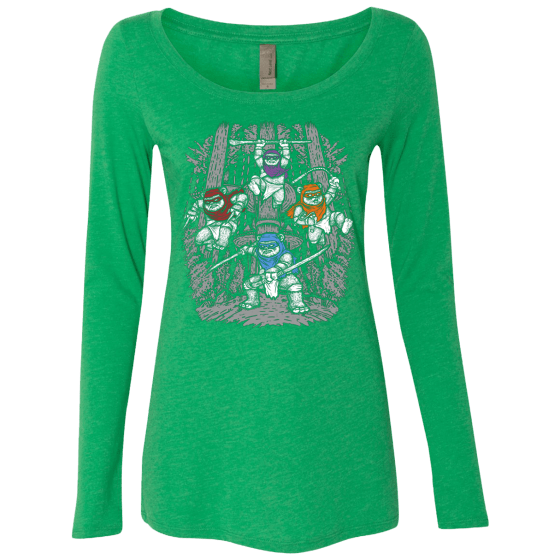 T-Shirts Envy / Small The Ninja Savages Women's Triblend Long Sleeve Shirt