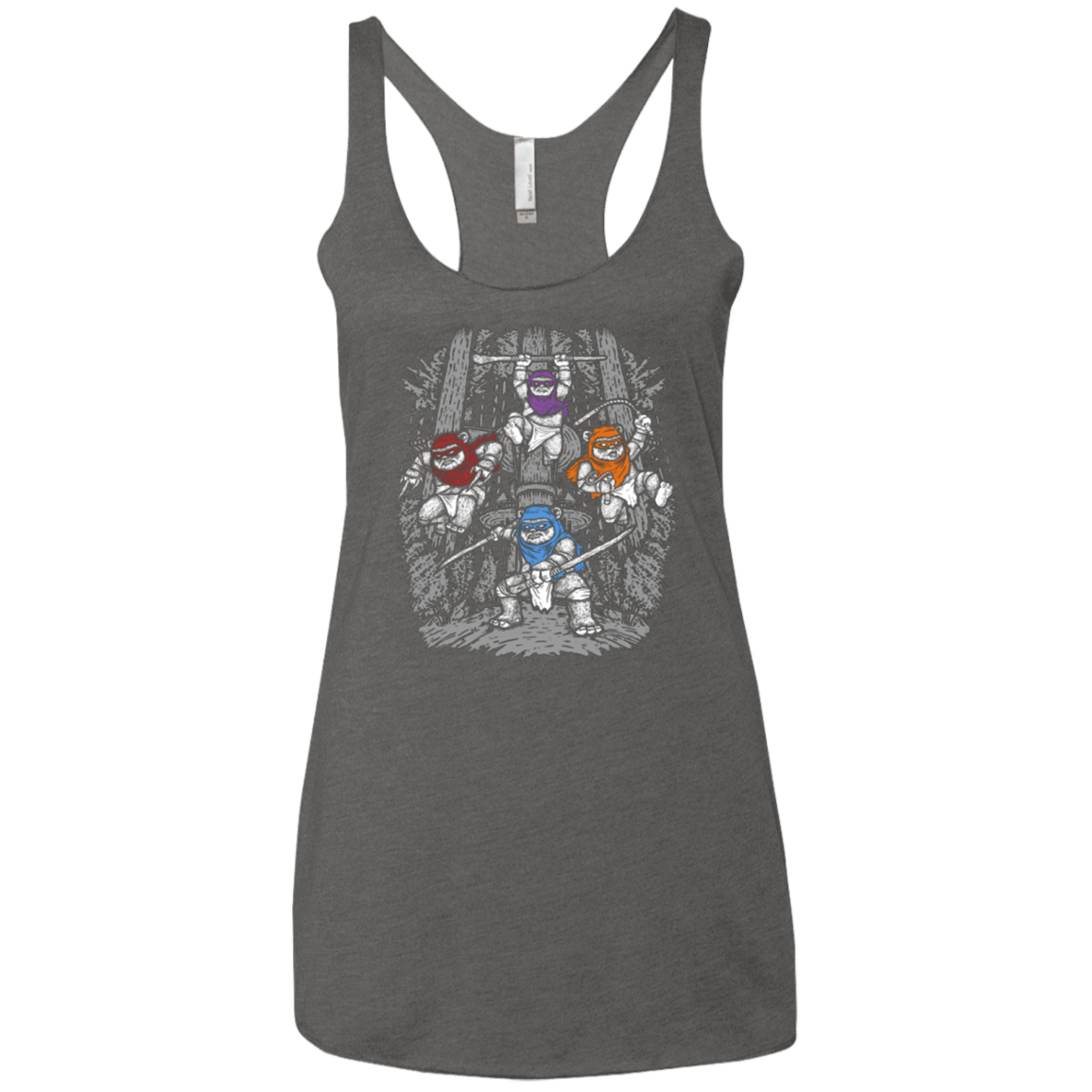T-Shirts Premium Heather / X-Small The Ninja Savages Women's Triblend Racerback Tank