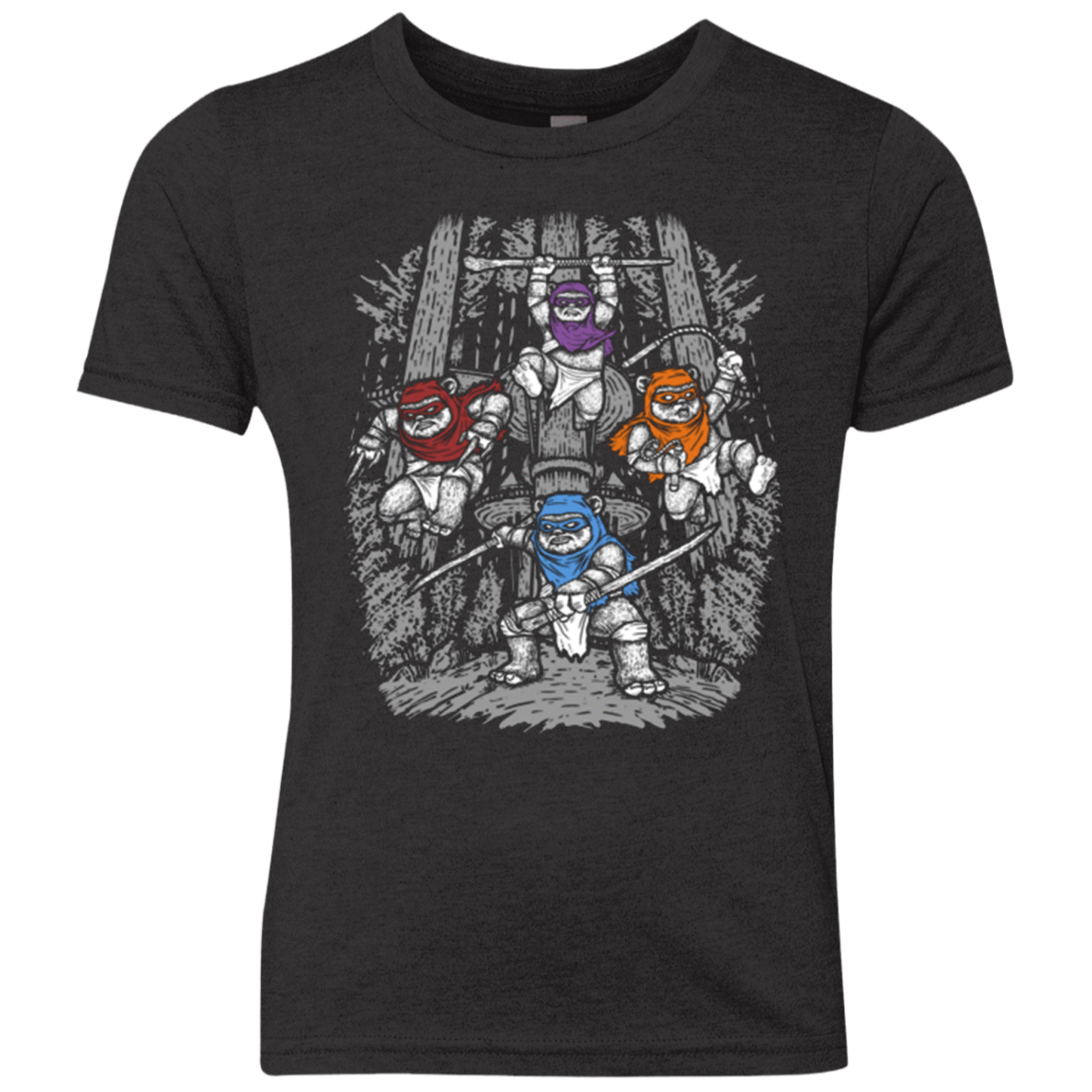 T-Shirts Vintage Black / YXS The Ninja Savages Youth Triblend T-Shirt