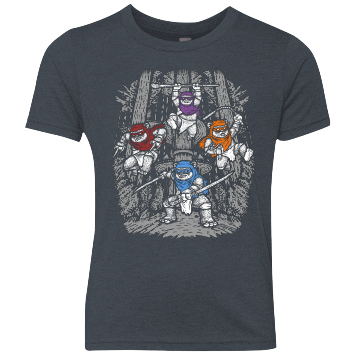 T-Shirts Vintage Navy / YXS The Ninja Savages Youth Triblend T-Shirt