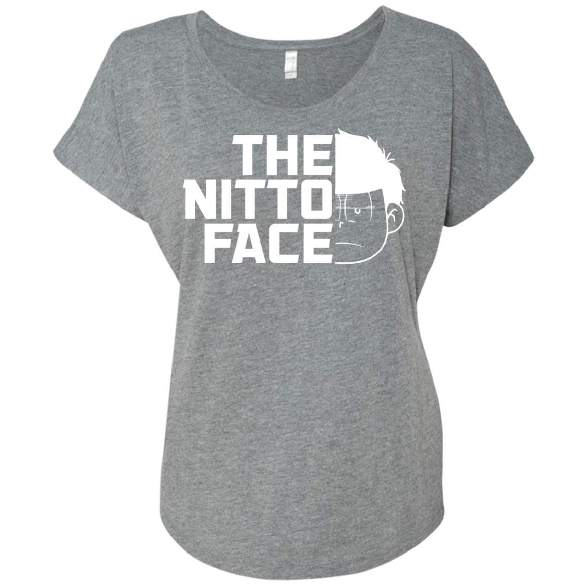 T-Shirts Premium Heather / X-Small The Nitto Face Triblend Dolman Sleeve