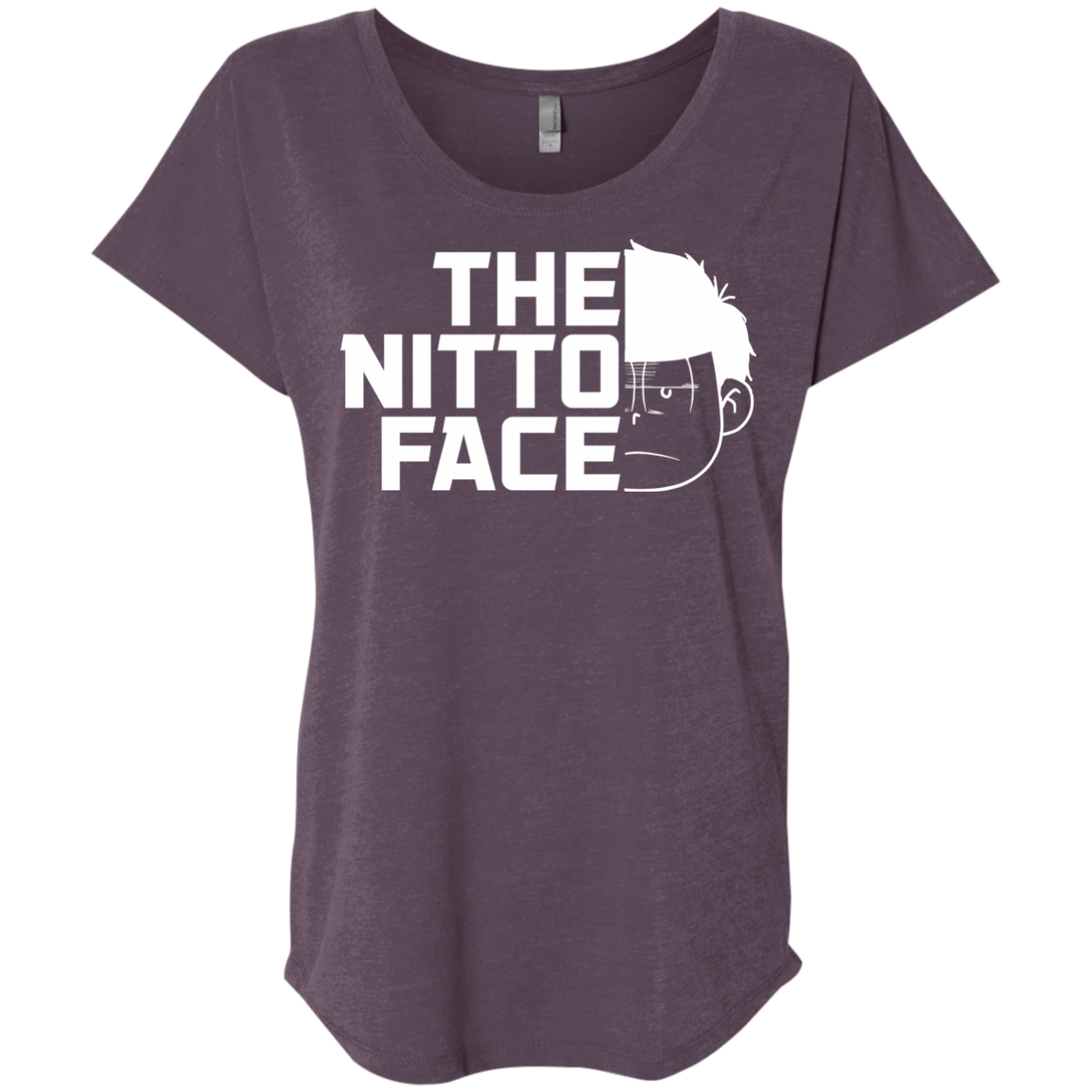 T-Shirts Vintage Purple / X-Small The Nitto Face Triblend Dolman Sleeve