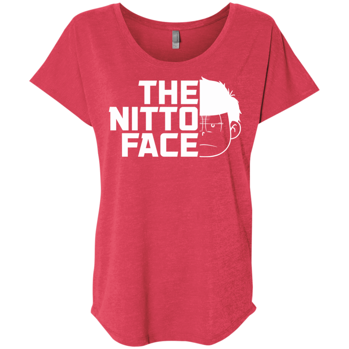 T-Shirts Vintage Red / X-Small The Nitto Face Triblend Dolman Sleeve