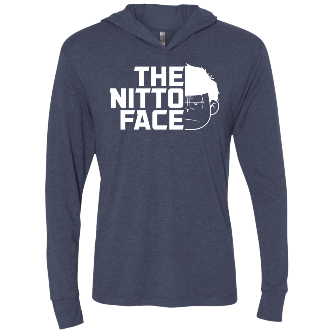 T-Shirts Vintage Navy / X-Small The Nitto Face Triblend Long Sleeve Hoodie Tee