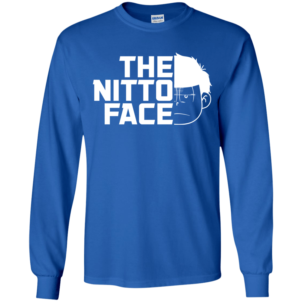T-Shirts Royal / YS The Nitto Face Youth Long Sleeve T-Shirt