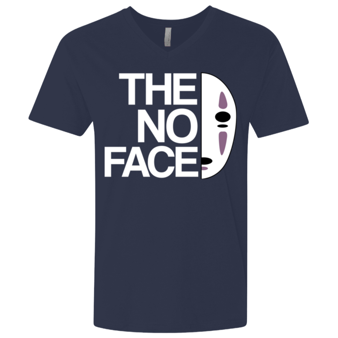 T-Shirts Midnight Navy / X-Small The No Face Men's Premium V-Neck