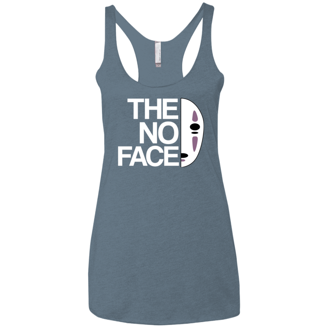 T-Shirts Indigo / X-Small The No Face Women's Triblend Racerback Tank