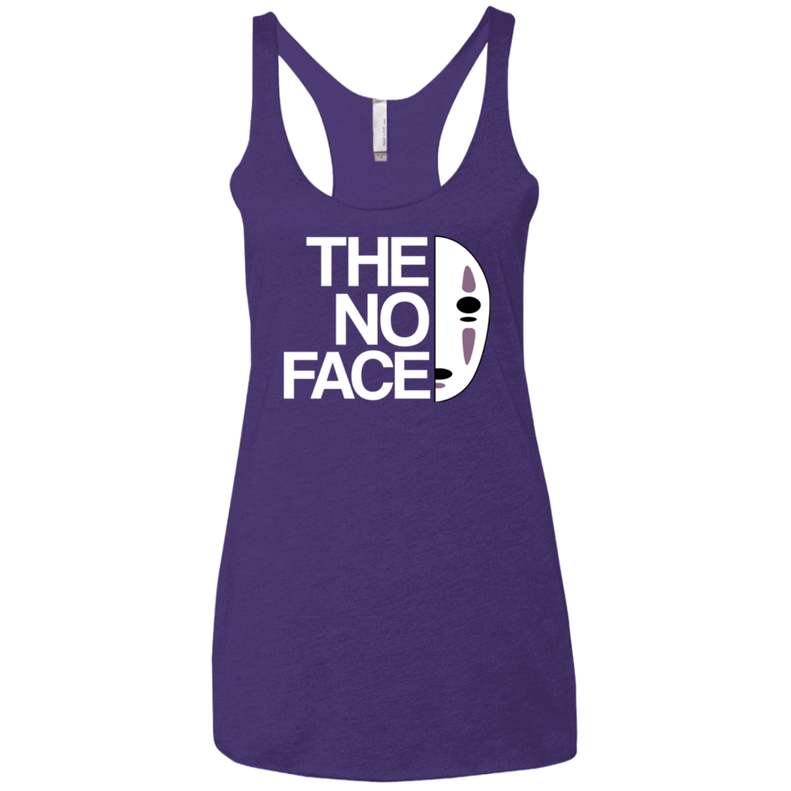 T-Shirts Purple / X-Small The No Face Women's Triblend Racerback Tank
