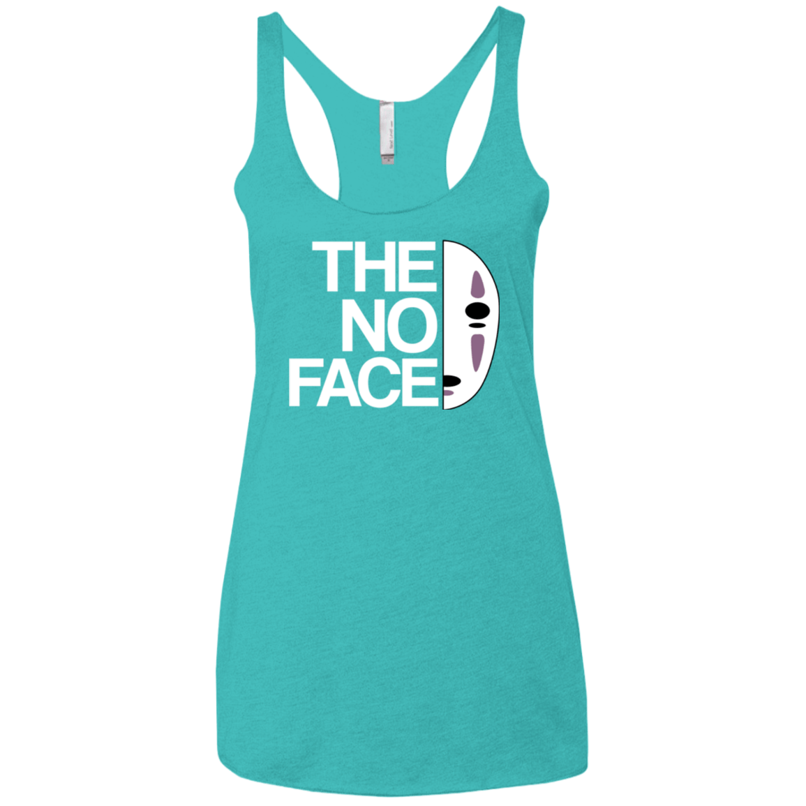 T-Shirts Tahiti Blue / X-Small The No Face Women's Triblend Racerback Tank