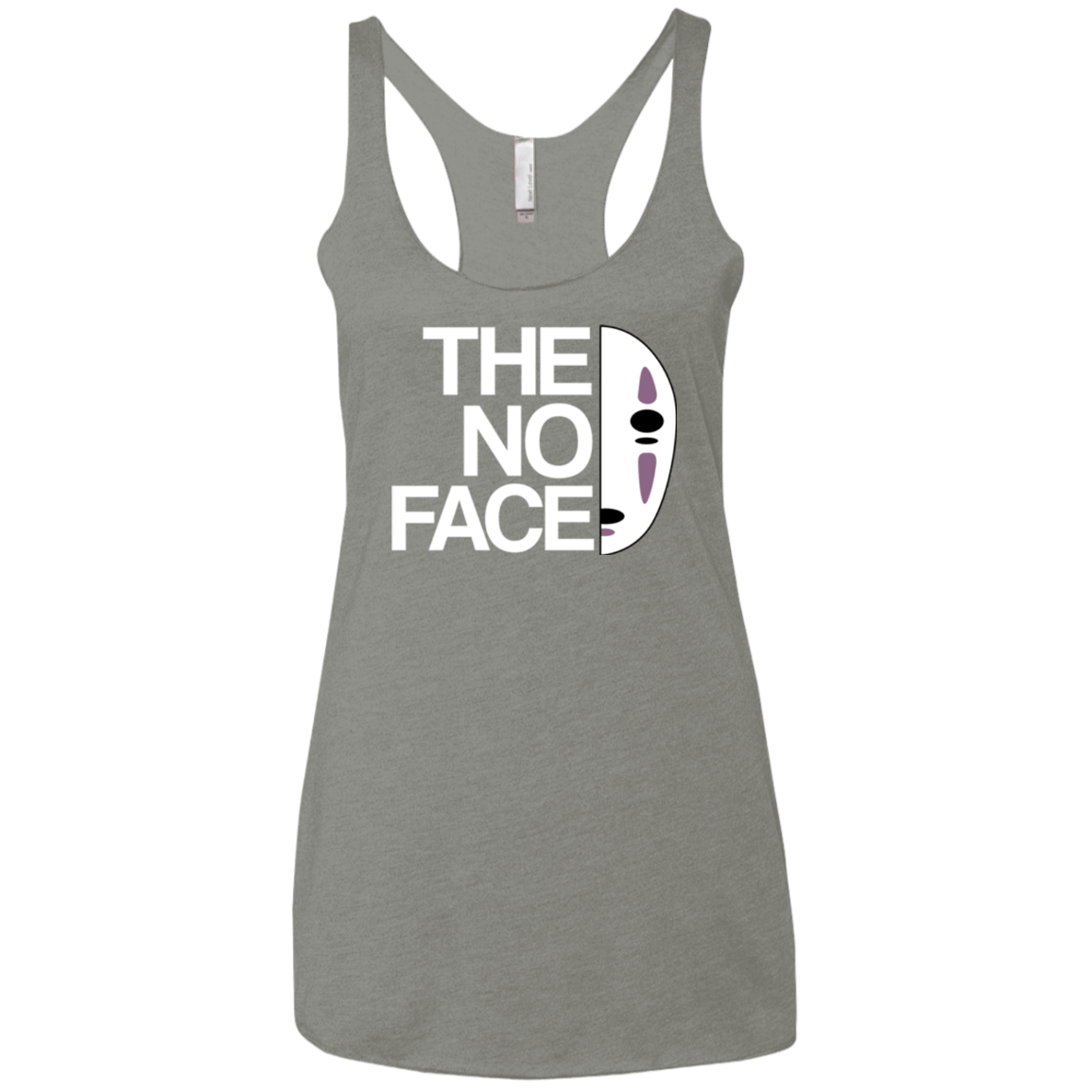 T-Shirts Venetian Grey / X-Small The No Face Women's Triblend Racerback Tank