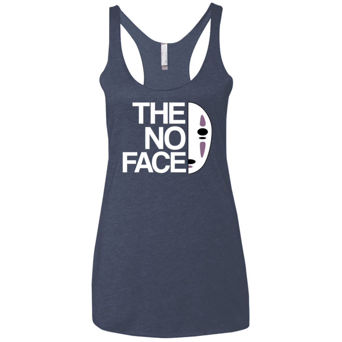 T-Shirts Vintage Navy / X-Small The No Face Women's Triblend Racerback Tank