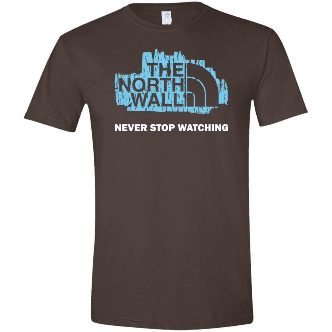 T-Shirts Dark Chocolate / S The North Wall Men's Semi-Fitted Softstyle