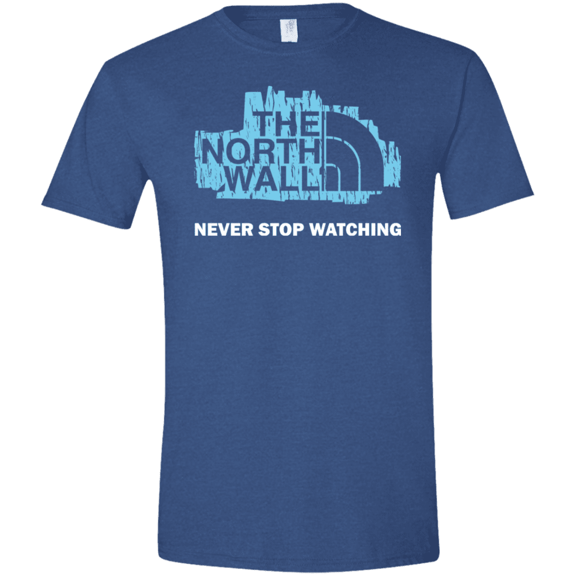 T-Shirts Heather Royal / X-Small The North Wall Men's Semi-Fitted Softstyle