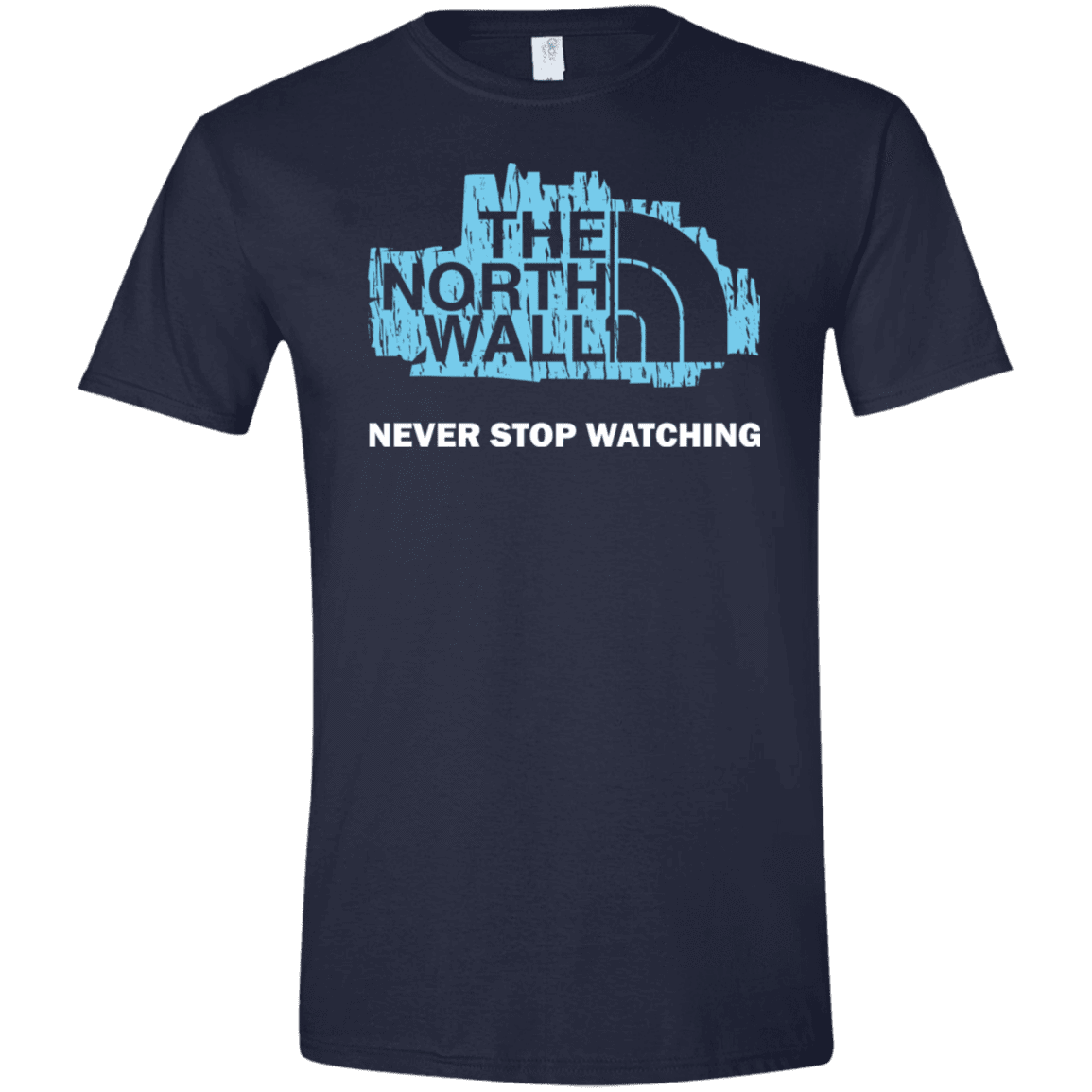 T-Shirts Navy / X-Small The North Wall Men's Semi-Fitted Softstyle