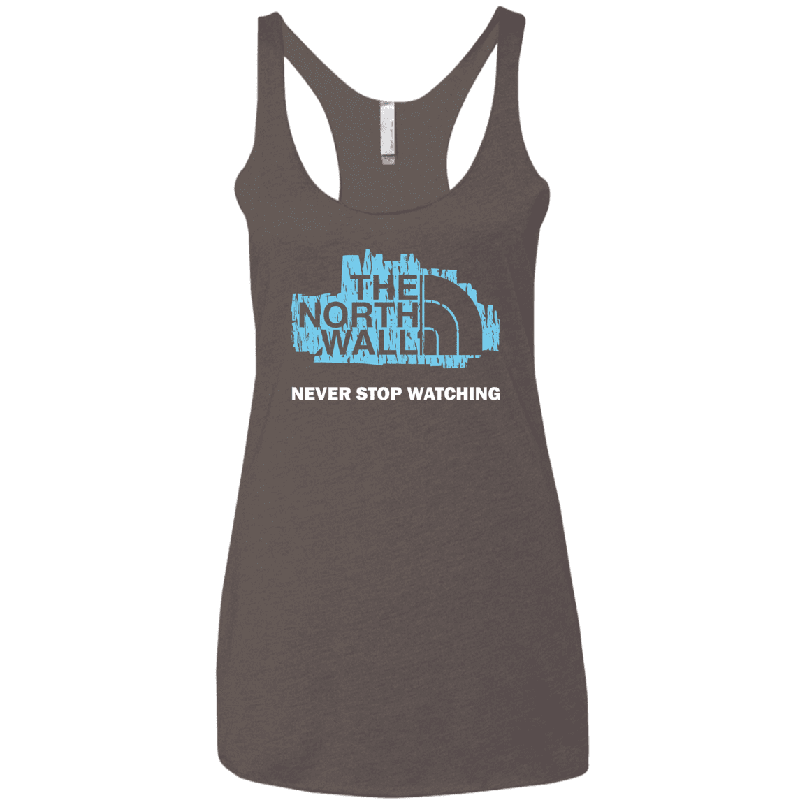 T-Shirts Macchiato / X-Small The North Wall Women's Triblend Racerback Tank
