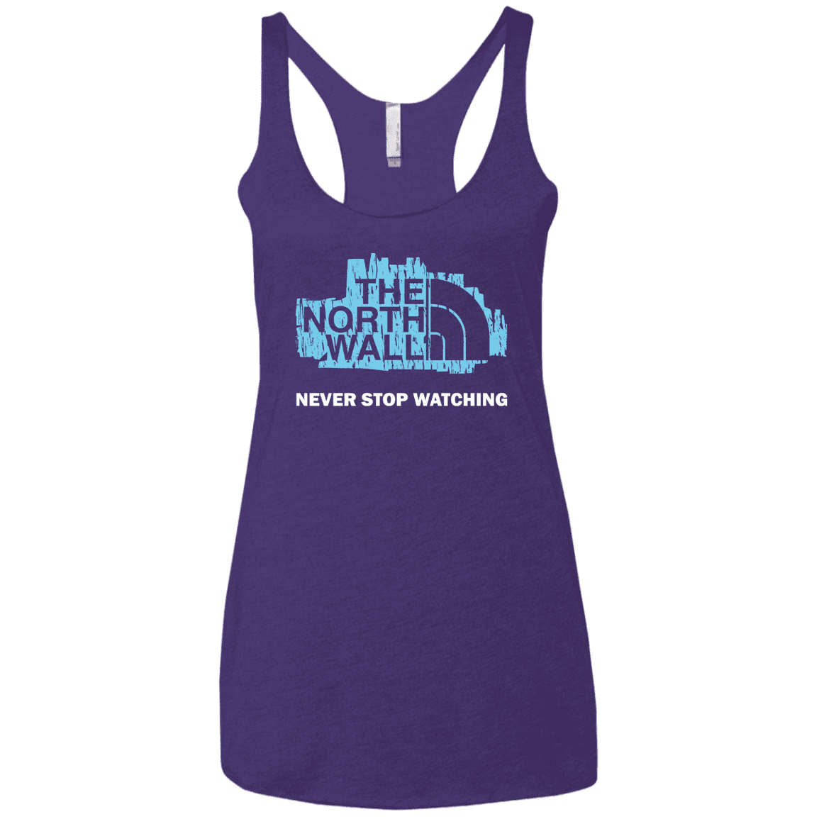 T-Shirts Purple Rush / X-Small The North Wall Women's Triblend Racerback Tank