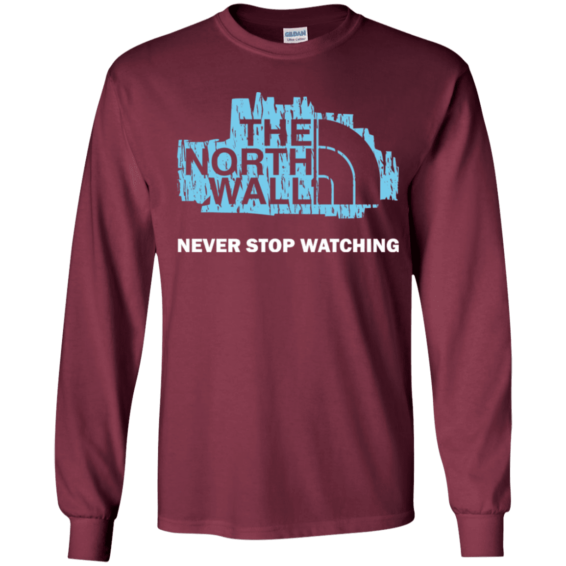 T-Shirts Maroon / YS The North Wall Youth Long Sleeve T-Shirt