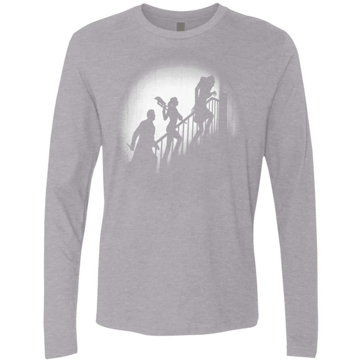 T-Shirts Heather Grey / Small The Nosferatu Slayer Men's Premium Long Sleeve