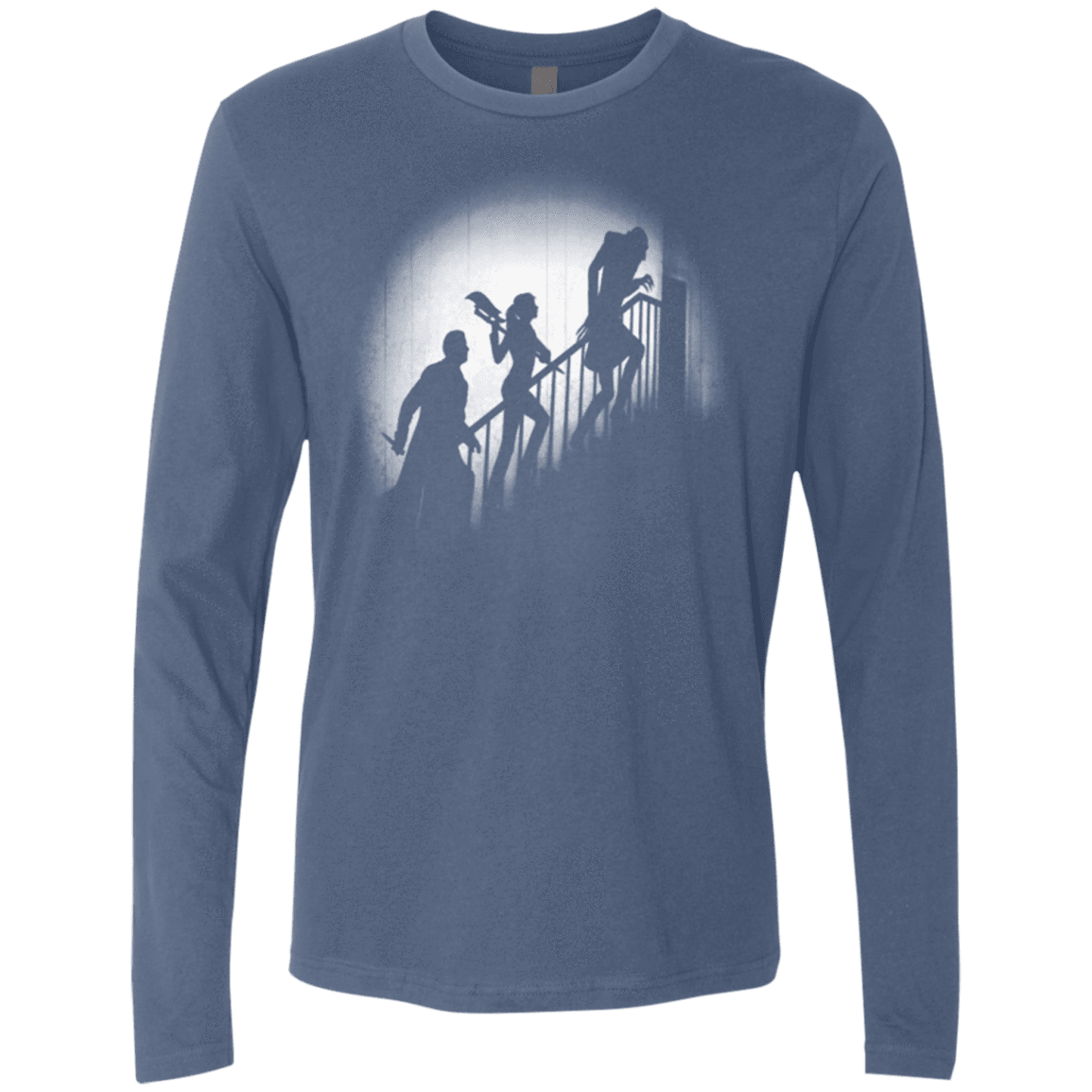 T-Shirts Indigo / Small The Nosferatu Slayer Men's Premium Long Sleeve