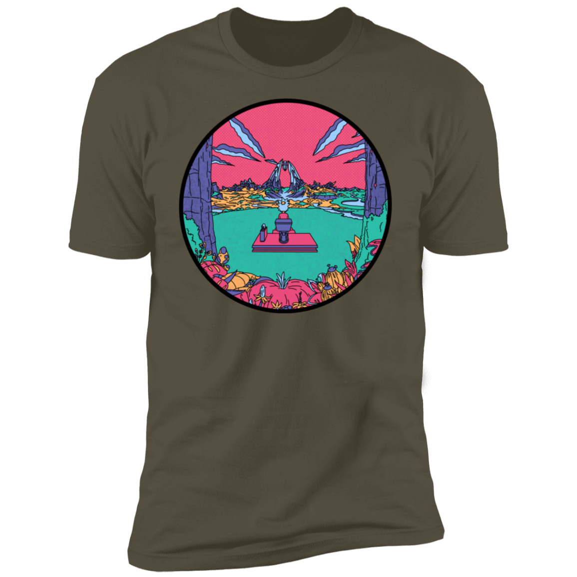 T-Shirts Military Green / S The Old Man and The Seat Men's Premium T-Shirt