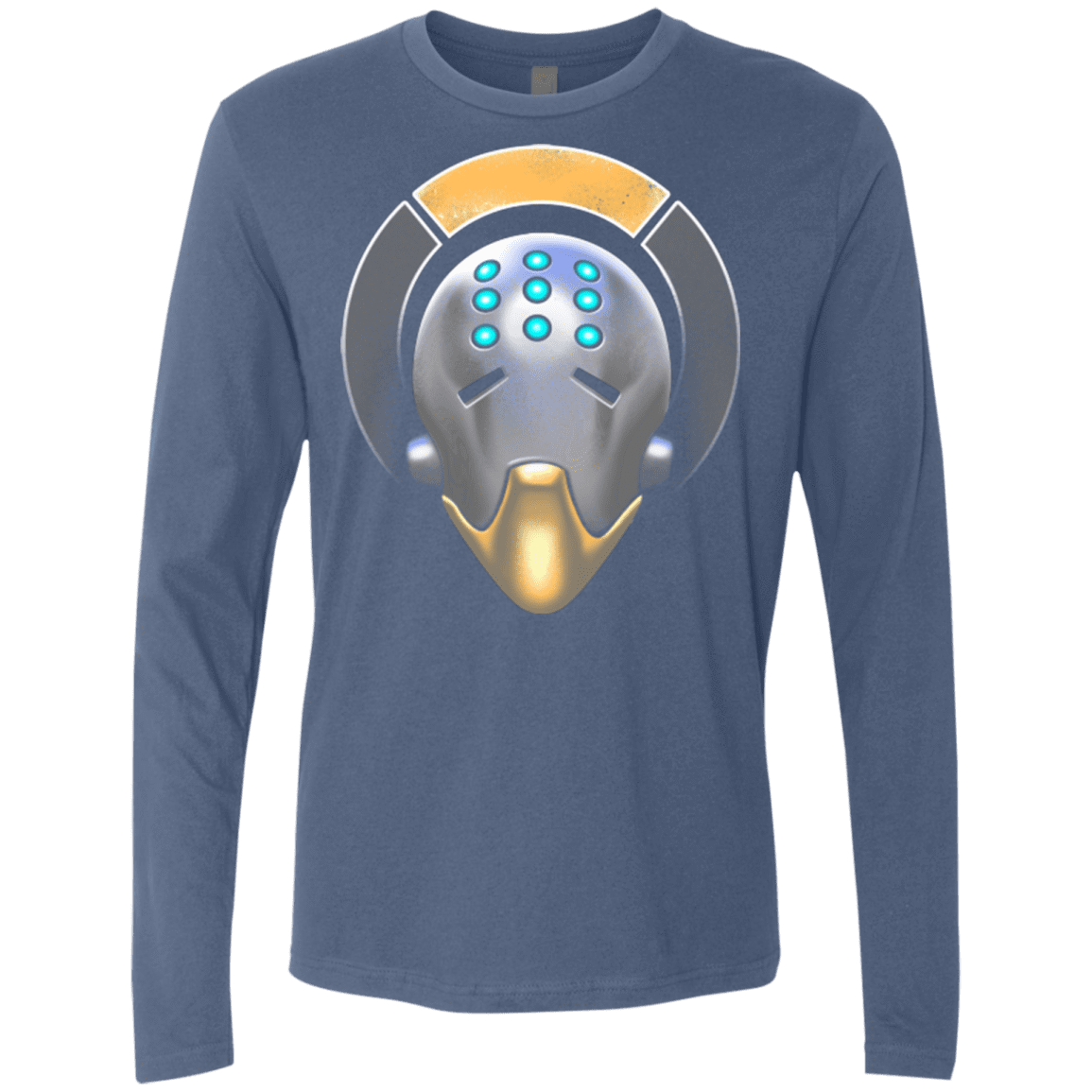 T-Shirts Indigo / Small The Omnic Monk Men's Premium Long Sleeve