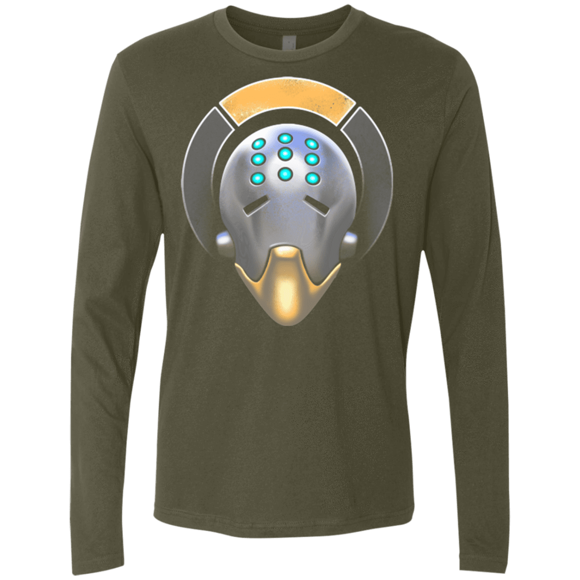 T-Shirts Military Green / Small The Omnic Monk Men's Premium Long Sleeve
