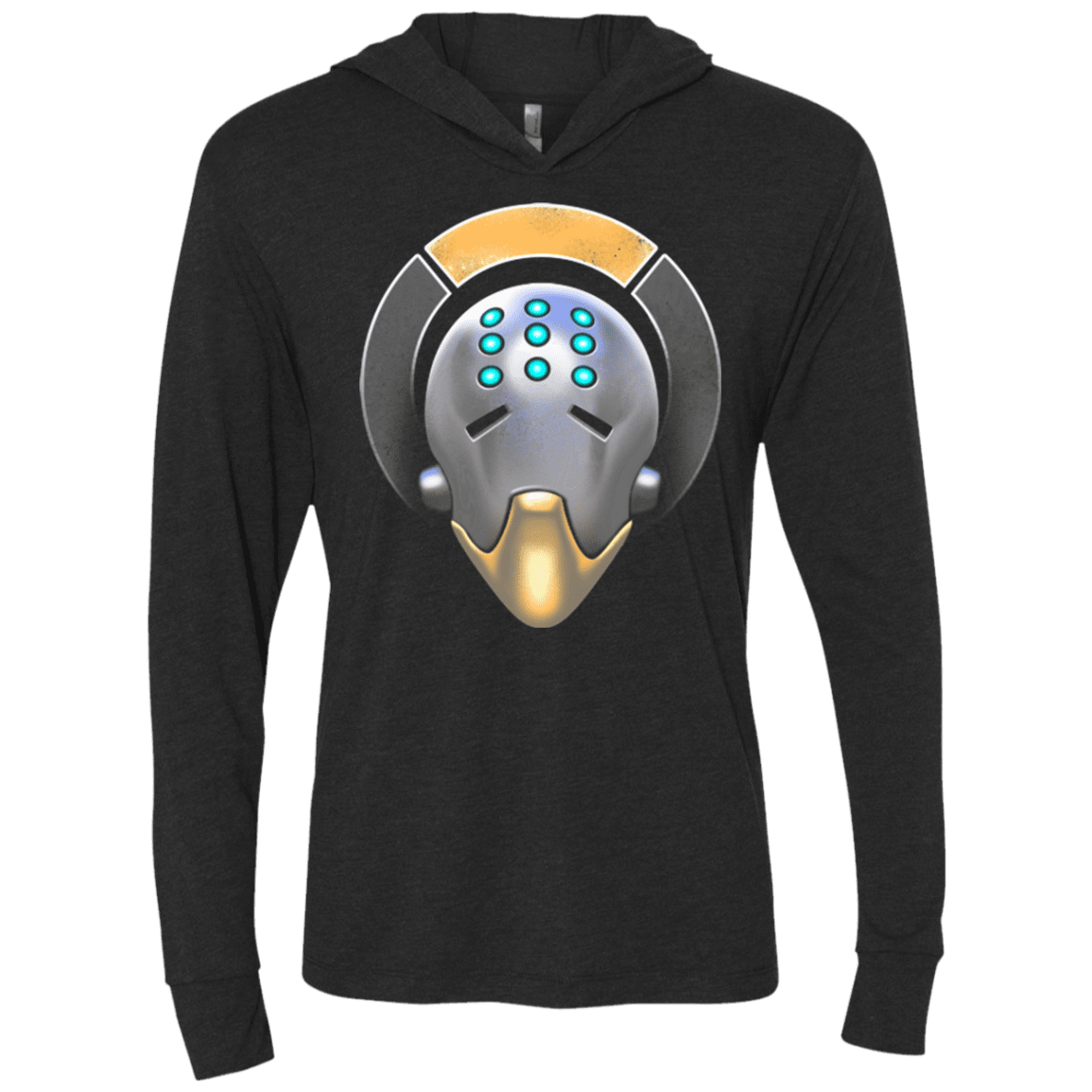 T-Shirts Vintage Black / X-Small The Omnic Monk Triblend Long Sleeve Hoodie Tee