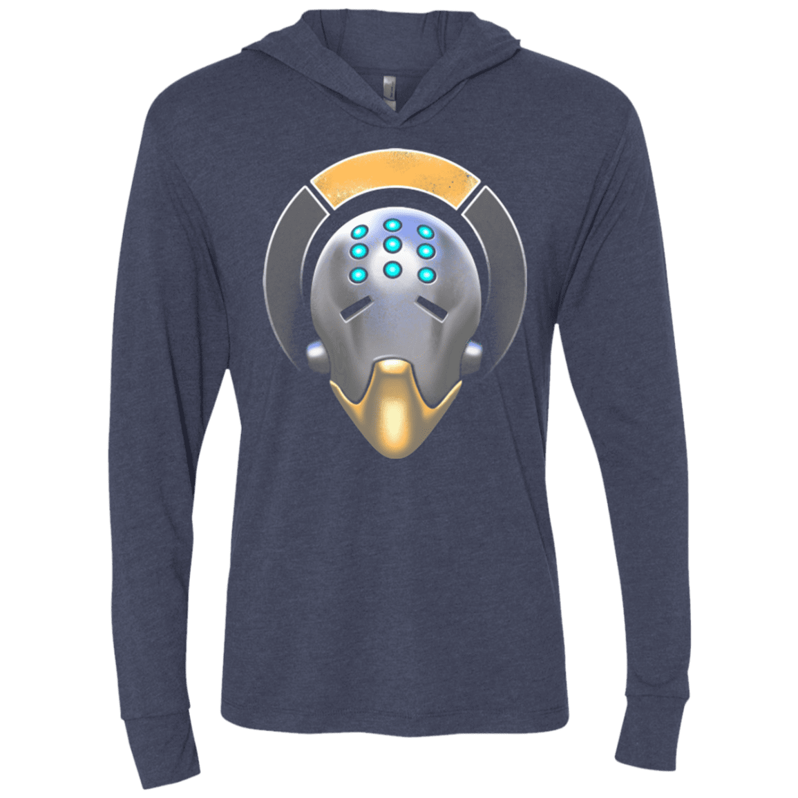 T-Shirts Vintage Navy / X-Small The Omnic Monk Triblend Long Sleeve Hoodie Tee