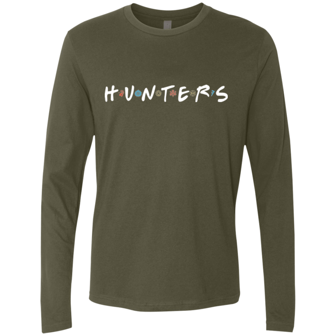 T-Shirts Military Green / Small The One Where They Save The World Men's Premium Long Sleeve