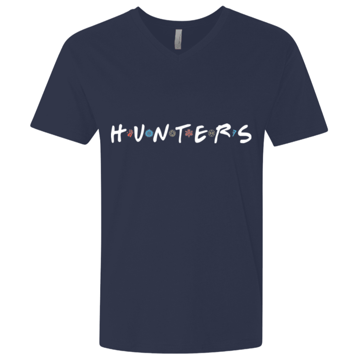 T-Shirts Midnight Navy / X-Small The One Where They Save The World Men's Premium V-Neck