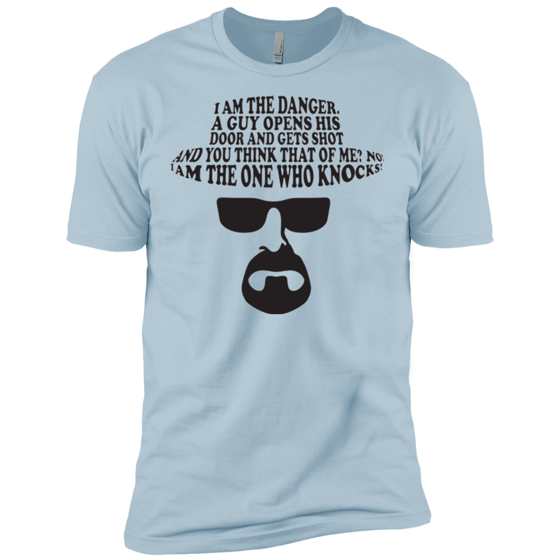 T-Shirts Light Blue / X-Small The One Who Knocks Men's Premium T-Shirt