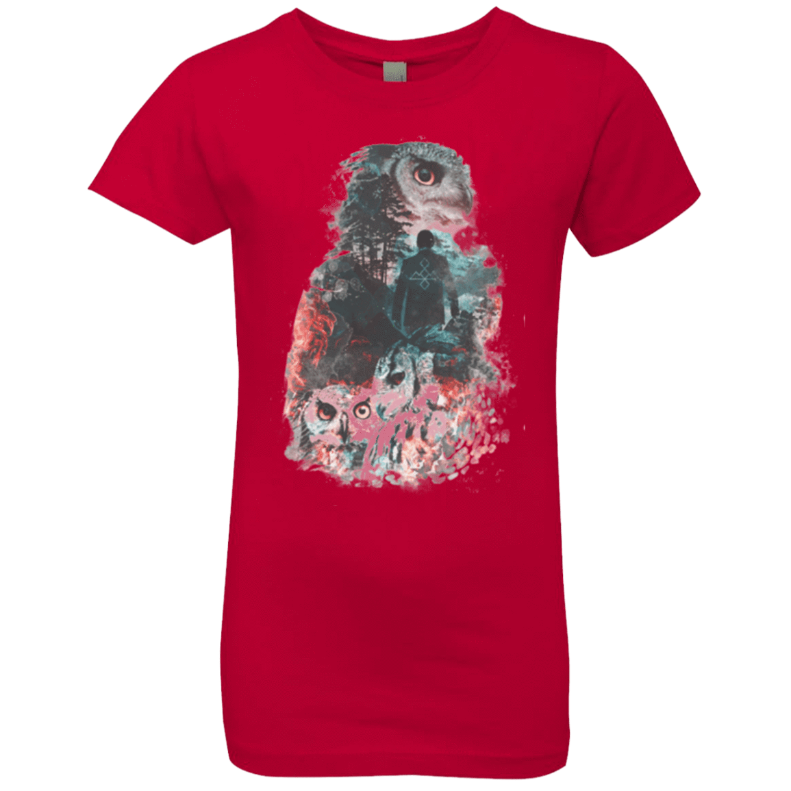 T-Shirts Red / YXS The Owls are Not What They Seem Girls Premium T-Shirt