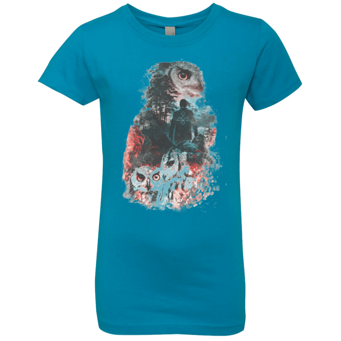 T-Shirts Turquoise / YXS The Owls are Not What They Seem Girls Premium T-Shirt