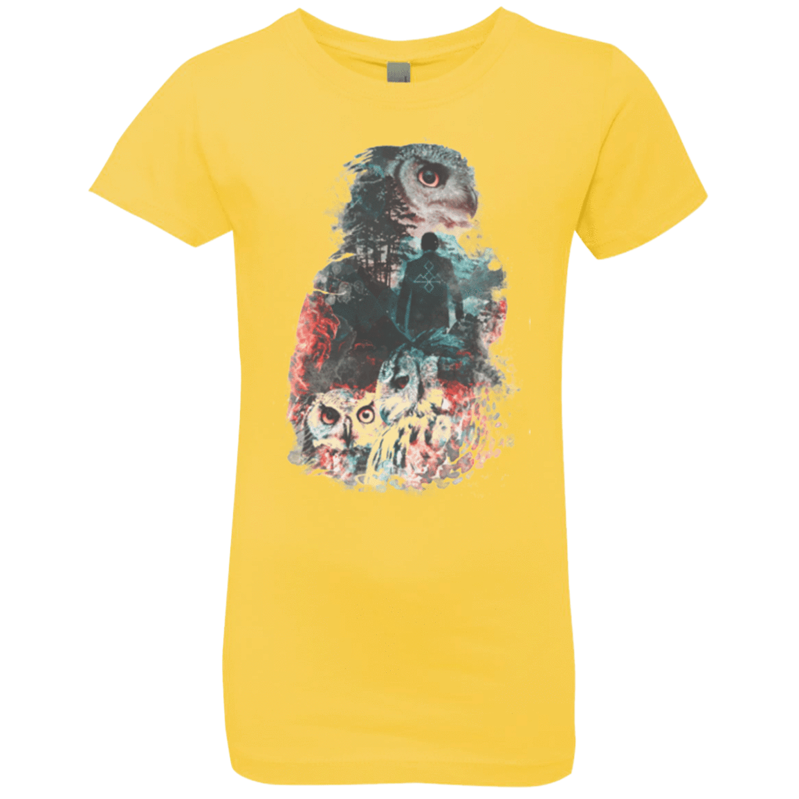 T-Shirts Vibrant Yellow / YXS The Owls are Not What They Seem Girls Premium T-Shirt