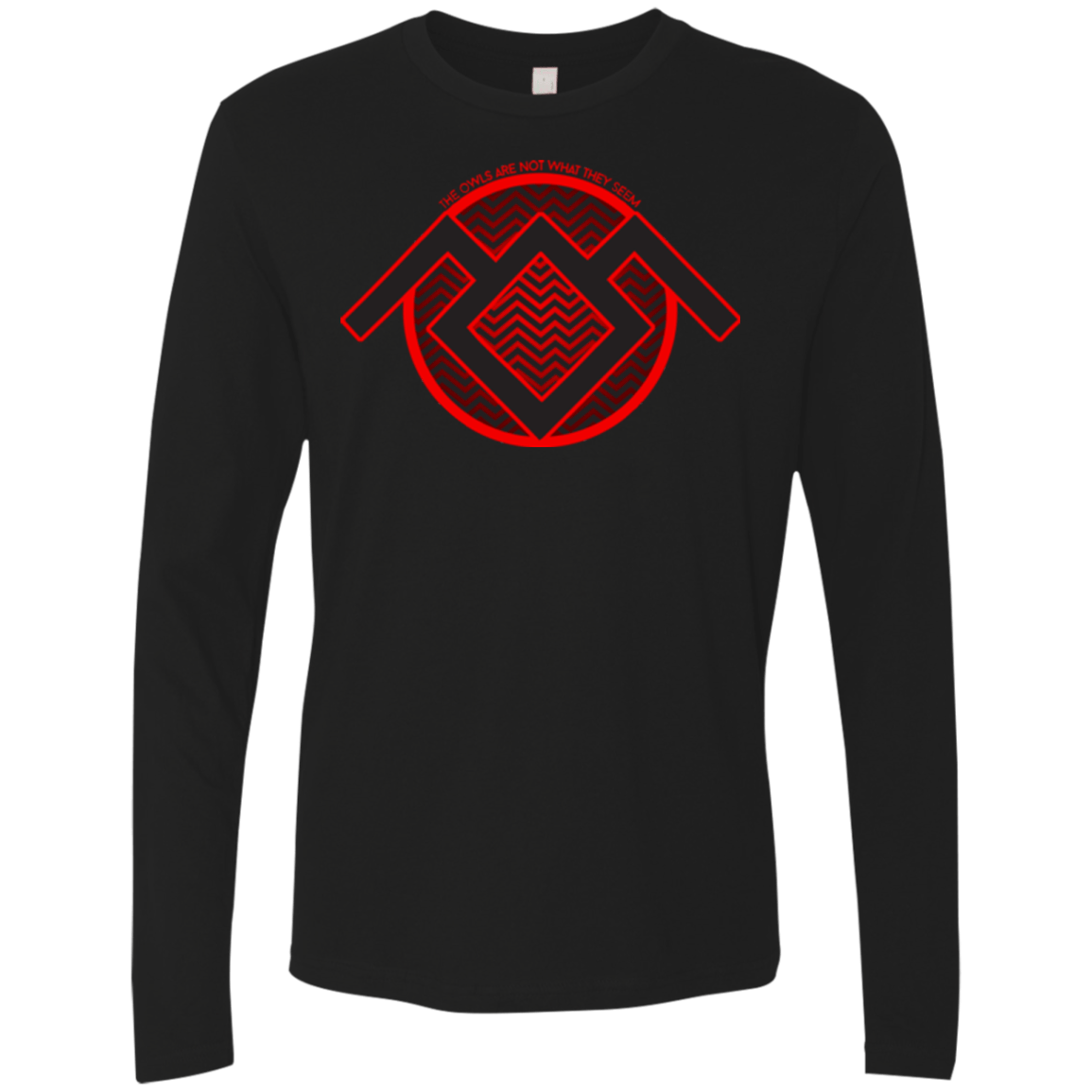 T-Shirts Black / Small The Owls are Not what they Seem Men's Premium Long Sleeve