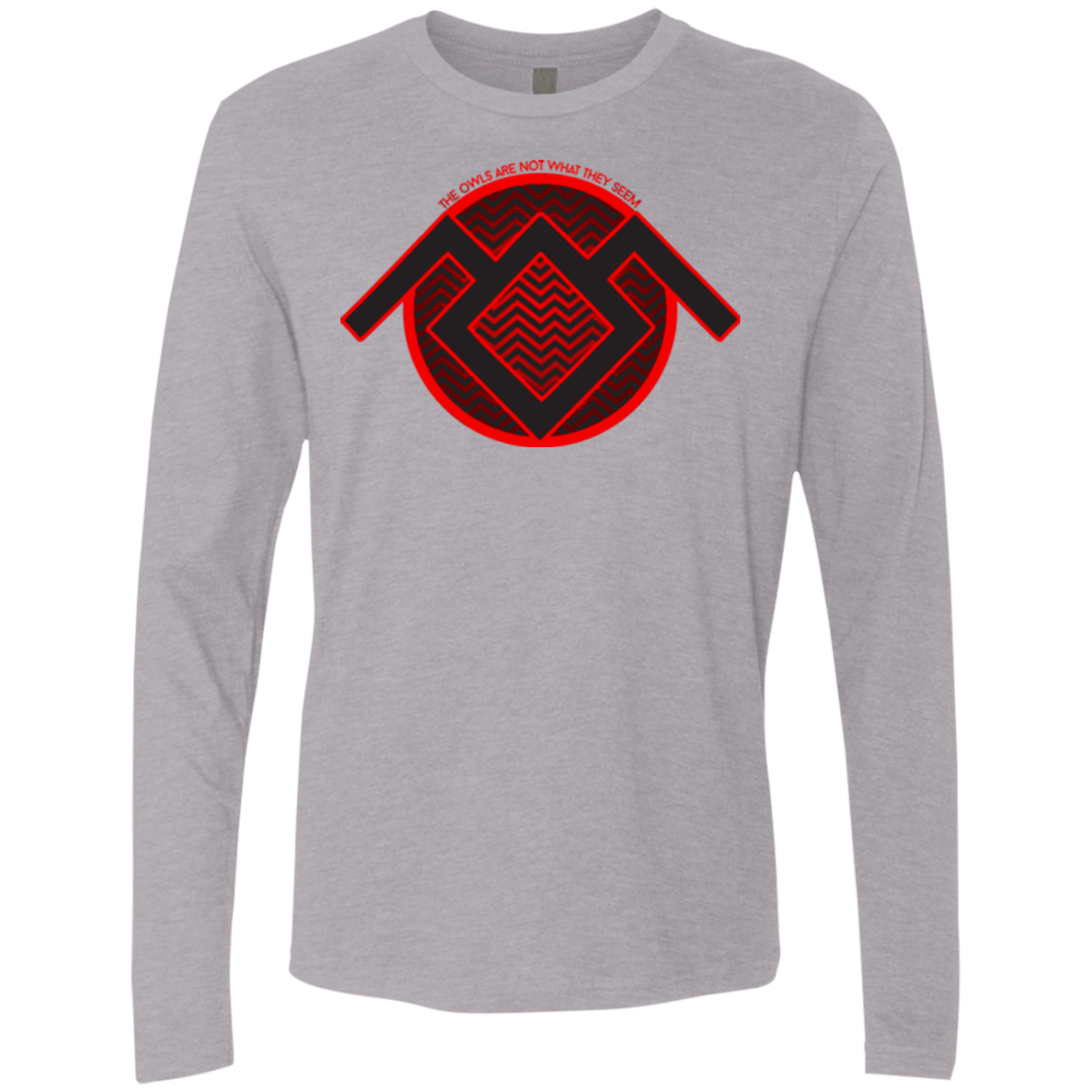 T-Shirts Heather Grey / Small The Owls are Not what they Seem Men's Premium Long Sleeve