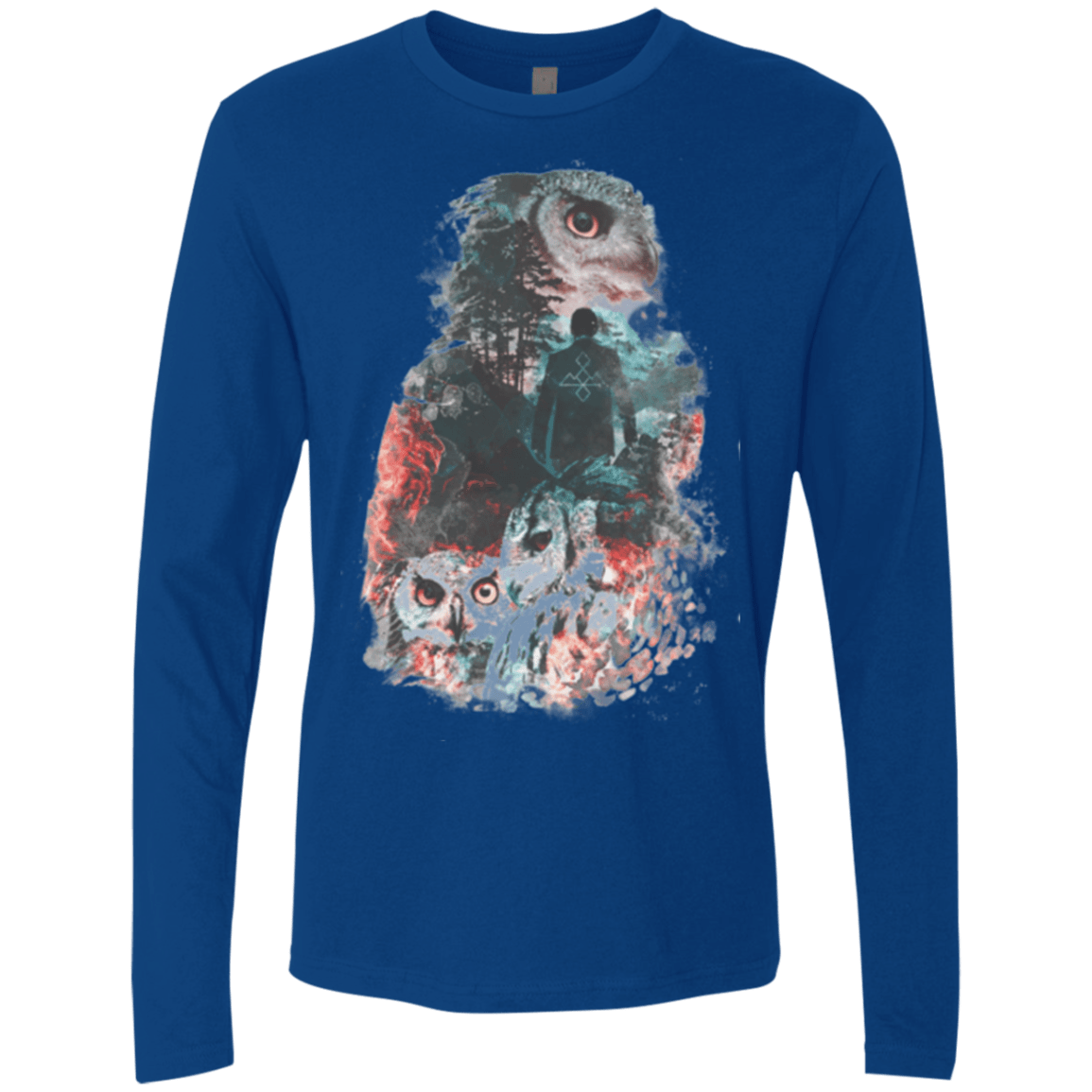 T-Shirts Royal / Small The Owls are Not What They Seem Men's Premium Long Sleeve